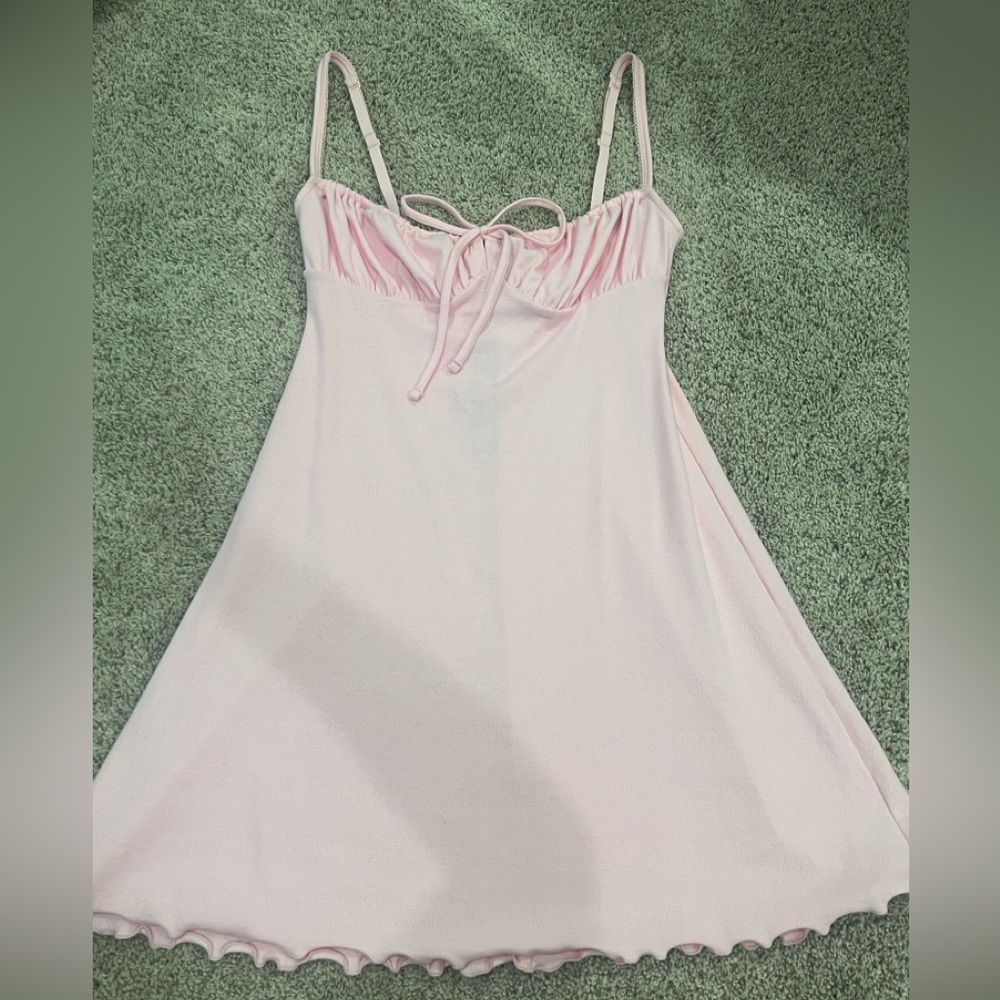 SKIMS Pointelle Mini Dress